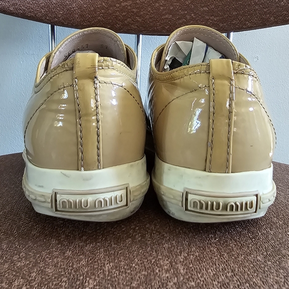 Miu Miu Patent Leather Sneakers - Picture 7 of 14